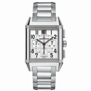 Jaeger LeCoultre Reverso Squadra Silver Dial Chronograph Men's Watch Q7018120