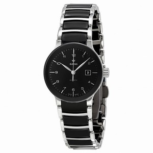 Rado Centrix Automatic Black Dial Two-tone Ceramic Ladies Watch R30942162