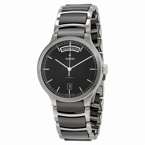Rado Centrix Black Dial Stainless Steel Black Ceramic Men's Watch R30156152