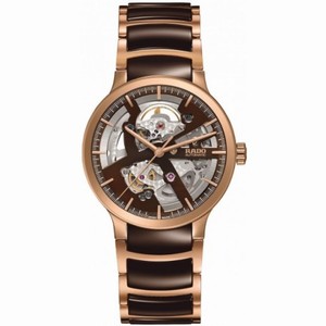Rado Centrix Brown Skeleton Dial Automatic Men's Watch R30181312