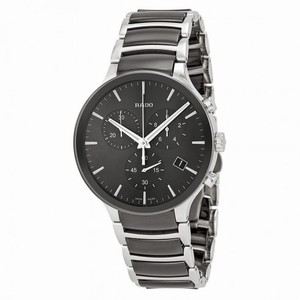 Rado Centrix  Chronograph Black Ceramic and Steel Men's Watch R30130152