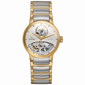 Rado Centrix Open Heart Silver Skeleton Dial Automatic Men's Watch R30246013