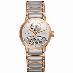 Rado Centrix Open Heart Silver Skeleton Dial Automatic Men's Watch R30248012