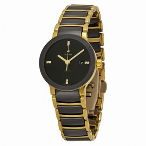 Rado Centrix S Automatic Black Dial Black Ceramic Ladies Watch R30034712