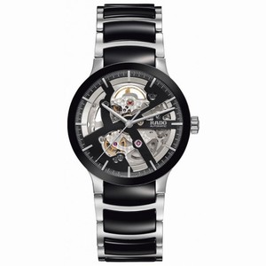 Rado Centrix Skeleton Dial Stainless Steel and Ceramic Men's Watch R30178152