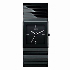 Rado Ceramica Quartz Black Dial Black Ceramic Men's Watch R21716242