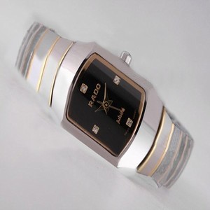 Rado Classic Jubile 148.30288.5 Quartz Rectangle Black Dial Watch