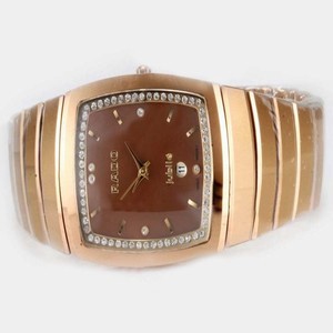 Rado Classic Jubile 8018G Red Dial 37x32mm Tungsten Steel Case Watch