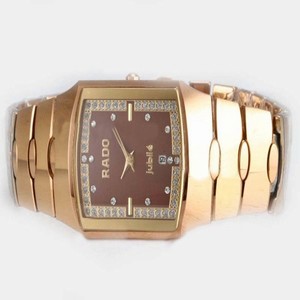 Rado Classic Jubile R20 282 712 Rose Gold Tungsten Steel Strap 40x28.5mm Mens Watch