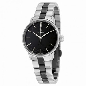 Rado Coupole Classic Automatic Black Dial Two-tone Ladies Watch R22862152