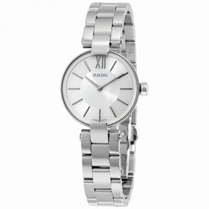 Rado Coupole Silver Dial Ladies Stainless Steel Watch R22854013
