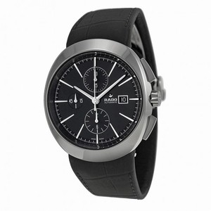 Rado D-Star Automatic Black Dial Black Leather Men's Watch R15556155
