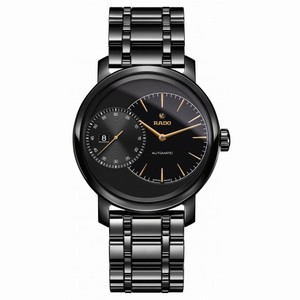 Rado Diamaster Grande Seconde Automatic Black High-tech Ceramic Men's Watch R14127152