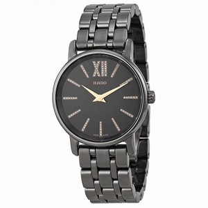 Rado Diamaster Mini Black Dial Black Ceramic Ladies Watch R14064707