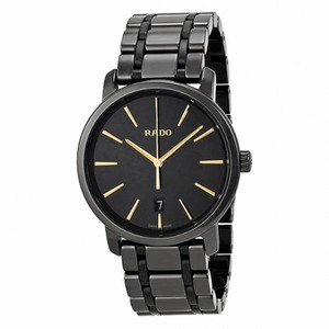 Rado Diamaster XL Black Dial Black Ceramic Bracelet Men's Watch R14066152