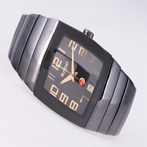 Rado DiaStar 05564170 Mens 35x32mm Black Ceramic Strap Watch