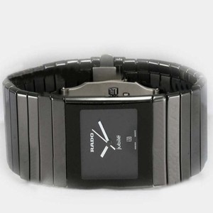 Rado DiaStar 120.0281.3 Quartz Man:26x32mm / Lady:18x24mm Black Dial Watch