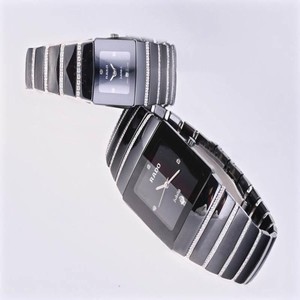 Rado DiaStar 152.0332.3 Ceramic Bezel Silver Ceramic Strap Midsize Watch