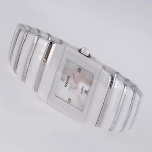 Rado DiaStar 152.0332.3 Silver Ceramic Strap White Dial Watch