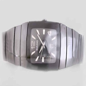 Rado DiaStar 15302833 Silver Ceramic Strap Square Mens Watch