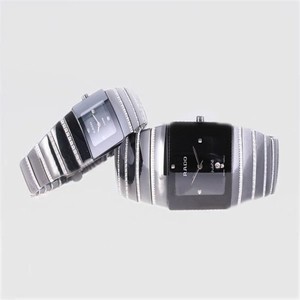 Rado DiaStar 23910 Black Dial Man:31x36mm / Lady:20x25mm Ceramic Case Watch