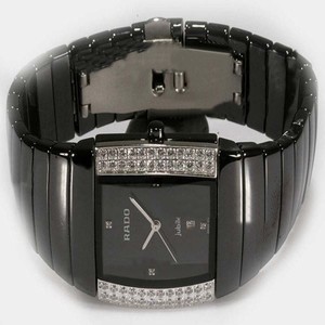 Rado DiaStar 25514 32x28mm Black Ceramic Strap Black Dial Watch