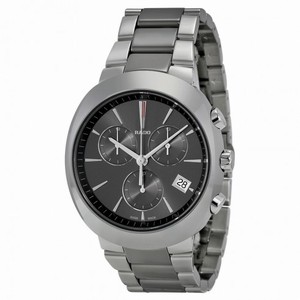 Rado D-Star Chronograph Grey Dial Two-Tone Ceramic Men's Watch R15937102