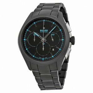 Rado HyperChrome Chronograph Black Dial Black Ceramic Men's Watch R32525152