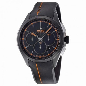 Rado Hyperchrome XXL Black Dial Black Rubber Men's Watch R32525169