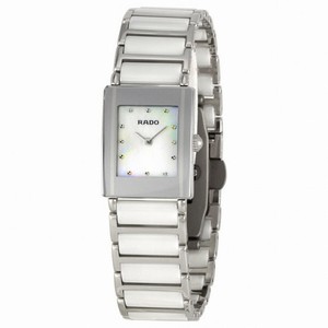 Rado Integral Steel White Ceramic MOP Ladies Watch R20488902