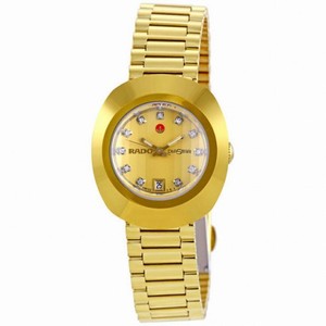 Rado Original Diastar Gold-Tone Champagne Ladies Watch R12416633