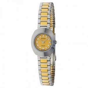 Rado Original Diastar Jubile Champagne Dial Diamond Ladies Watch R1255