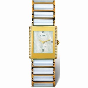 Rado Integral Superjubile Diamond 18kt Yellow Gold Pearl-tone Ceramic Unisex Watch R20338902