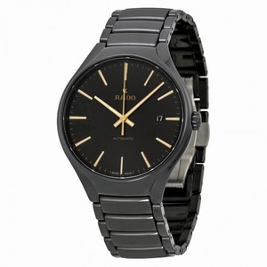 Rado True Black Dial Black Ceramic Men's Watch R27056162
