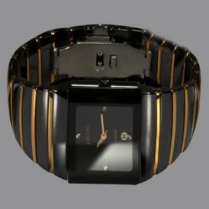 Rado Sintra 193.0769.3.015 Ceramic Case Square Black Dial Watch