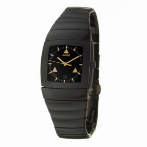 Rado Sintra Quartz Black Dial Black Ceramic Ladies Watch R13725172