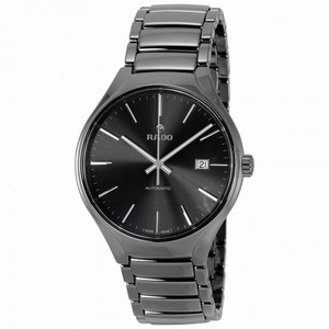 Rado True Automatic Gray Dial Plasma High-Tech Ceramic Men's Watch R27057102