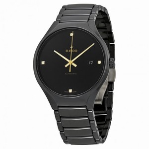 Rado True  Black Dial Black Ceramic Men's Watch R27056712