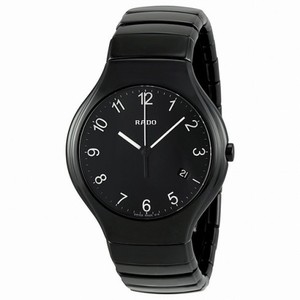Rado True Black Dial Ceramic Men's Watch R27653192