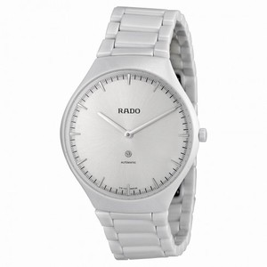 Rado True Thinline White Dial Automatic Cermaic Unisex  Watch R27970102