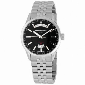 Raymond Weil Freelancer Automatic Black Dial Stainless Steel Men's Watch 2720-ST-20001
