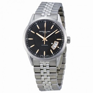 Raymond Weil Freelancer Automatic Black Dial Stainless Steel Men's Watch 2770-ST5-20021