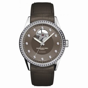 Raymond Weil Freelancer Autumn Time  Brown Dial Brown Leather Ladies Watch 2750-SLS-70081