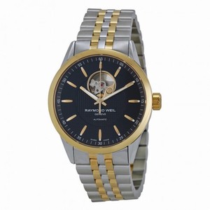 Raymond Weil Freelancer Black Dial Two-tone Stainless Steel Men's Watch 2710-STP-20021
