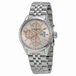 Raymond Weil Freelancer Ivory Dial Stainless Steel Men's Watch 7730-ST-65025