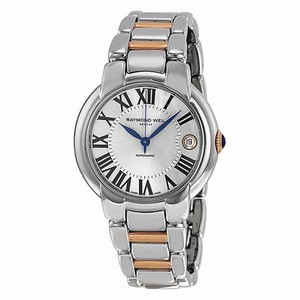 Raymond Weil Jasmine Automatic Silver Dial Two-Tone Stainless Steel Ladies Watch 2935-S5-00659