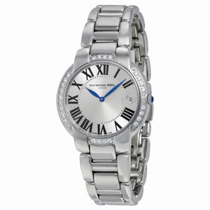 Raymond Weil Jasmine Diamond Silver Dial Stainless Steel Ladies Watch 5235-STS-00659