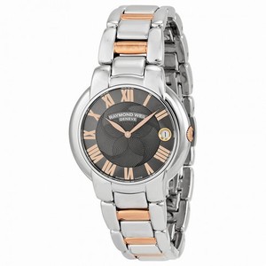 Raymond Weil Jasmine Gray Dial Two Tone Stainless Steel Ladies Watch 5235-S5-01608
