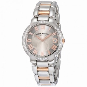 Raymond Weil Jasmine Silver Dial Two-tone Diamond Ladies Watch 5235-S5S-01658