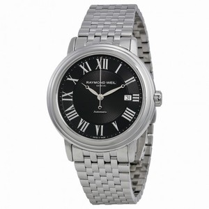 Raymond Weil Maestro Automatic Black Dial Stainless Steel Men's Watch 2847-ST-00209